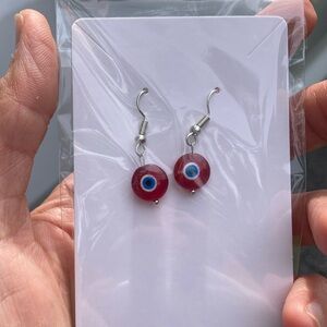 5 for $25 💸💸💸💸💸 
Evil Eye earrings.